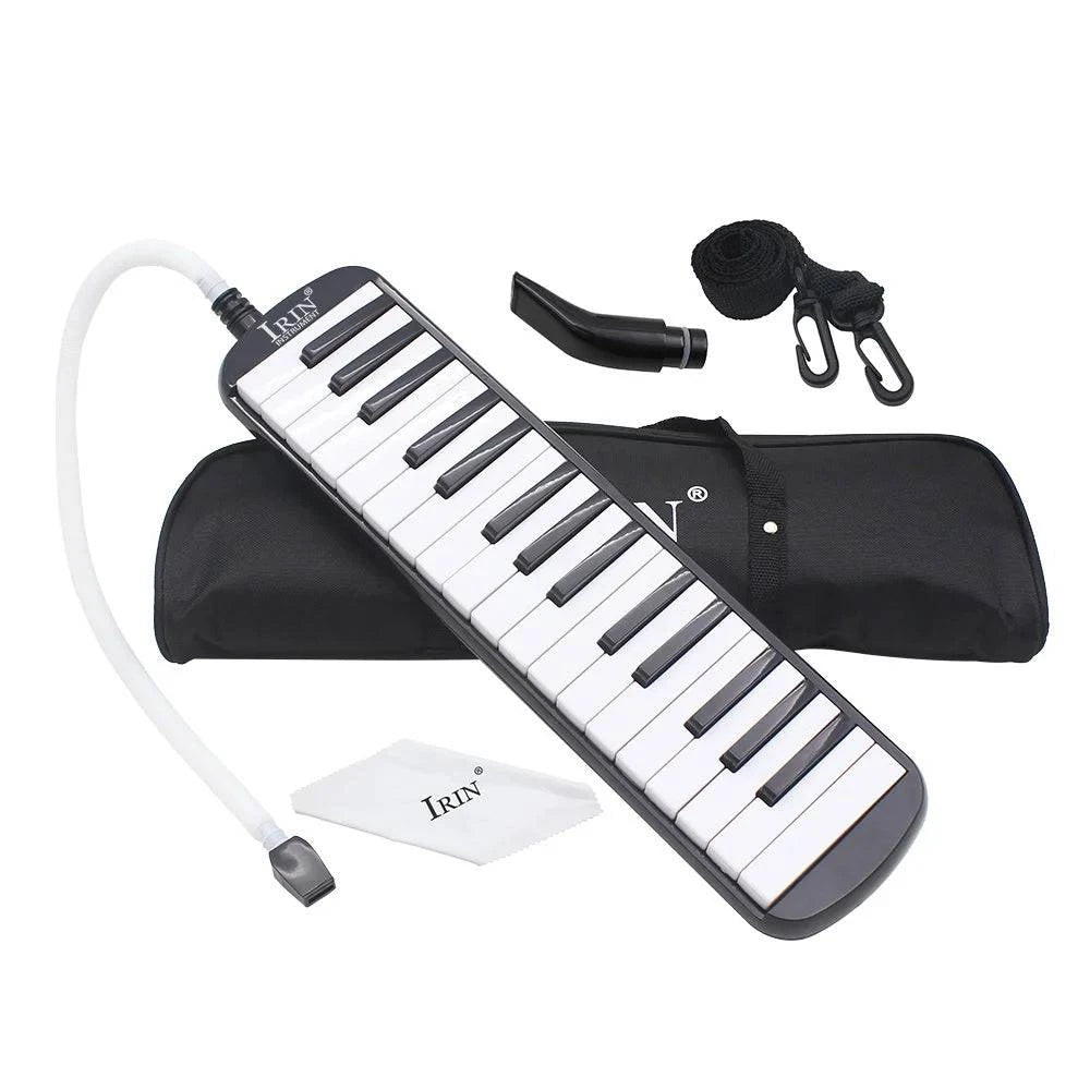 Bike chain clip-32 Piano Keys Melodica Musical Education Instrument for Beginner Kids Children Gift with Carrying Bag