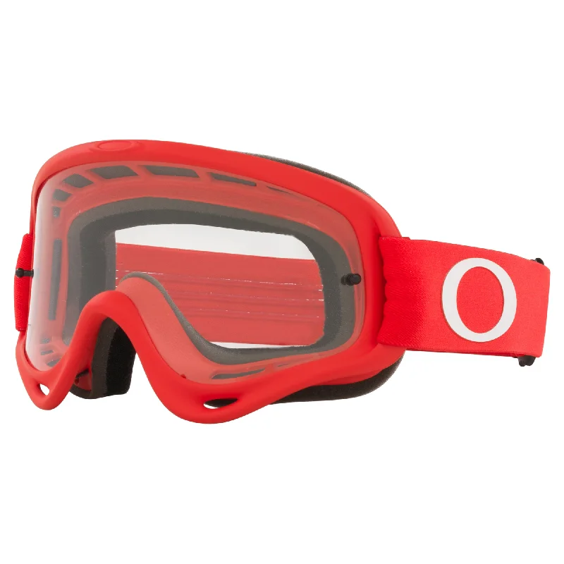 Mountain bike fork-OAKLEY O-FRAME XS YOUTH GOGGLES - RED (CLEAR)