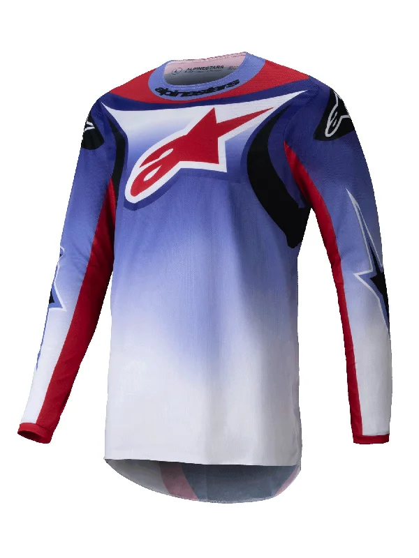 Cycling arm clip-ALPINESTARS 2025 FLUID WURX  JERSEY - PURPLE BRIGHT RED