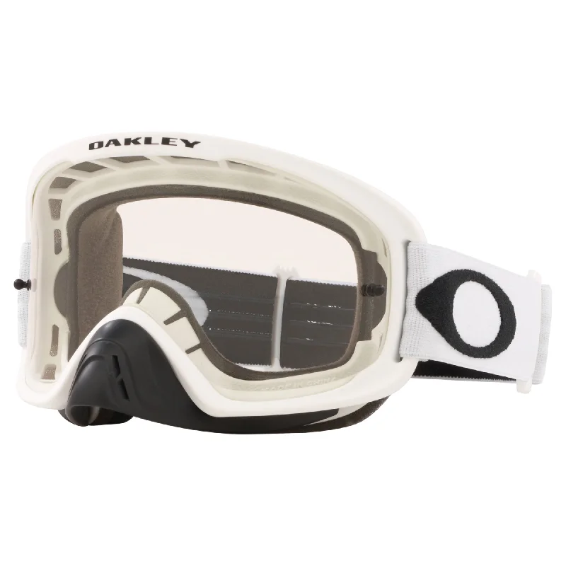 Bike tire pad-OAKLEY O-FRAME 2.0 PRO GOGGLES - MATTE WHITE (CLEAR)