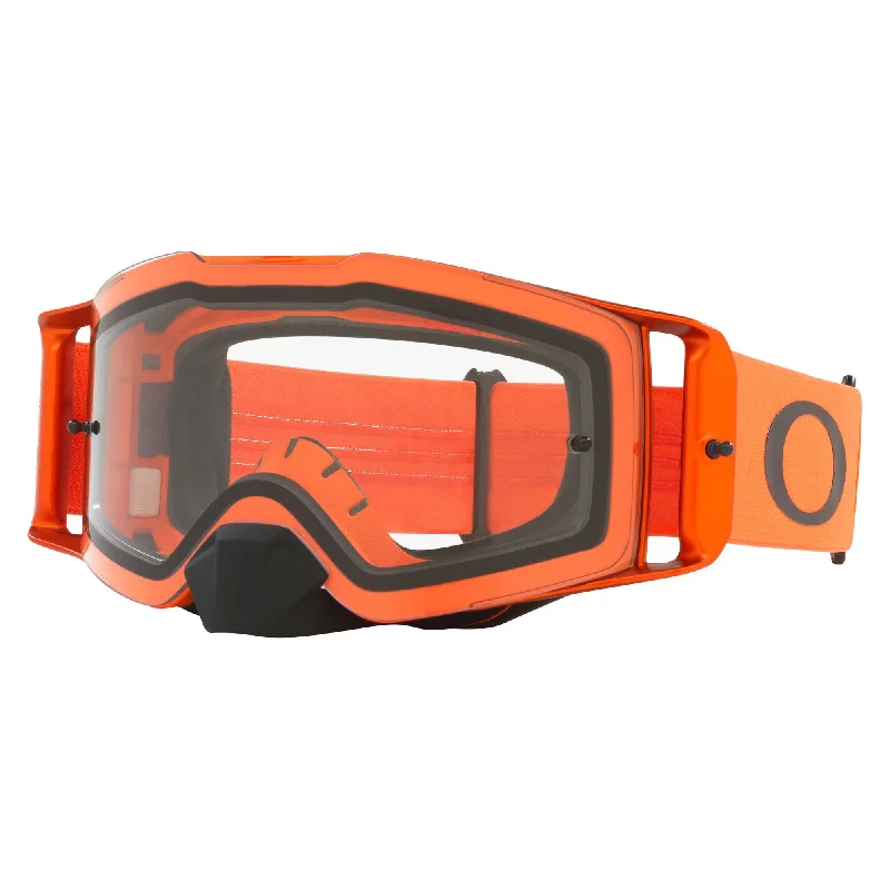 Cycling mask pad-OAKLEY FRONT LINE GOGGLES - MOTO ORANGE (CLEAR)