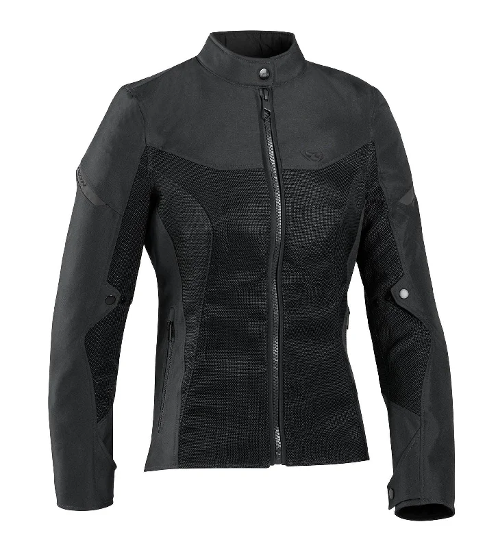 Bicycle gear strap-IXON FRESH LADIES JACKET - BLACK