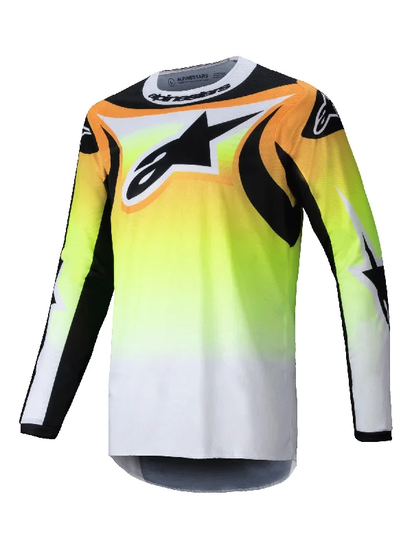 Bike horn clip-ALPINESTARS 2025 FLUID WURX  JERSEY - YELLOW BLACK