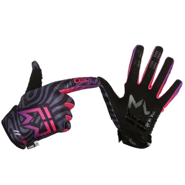 Cycling leg strap-Royal Core MTB Glove - Flow Pink