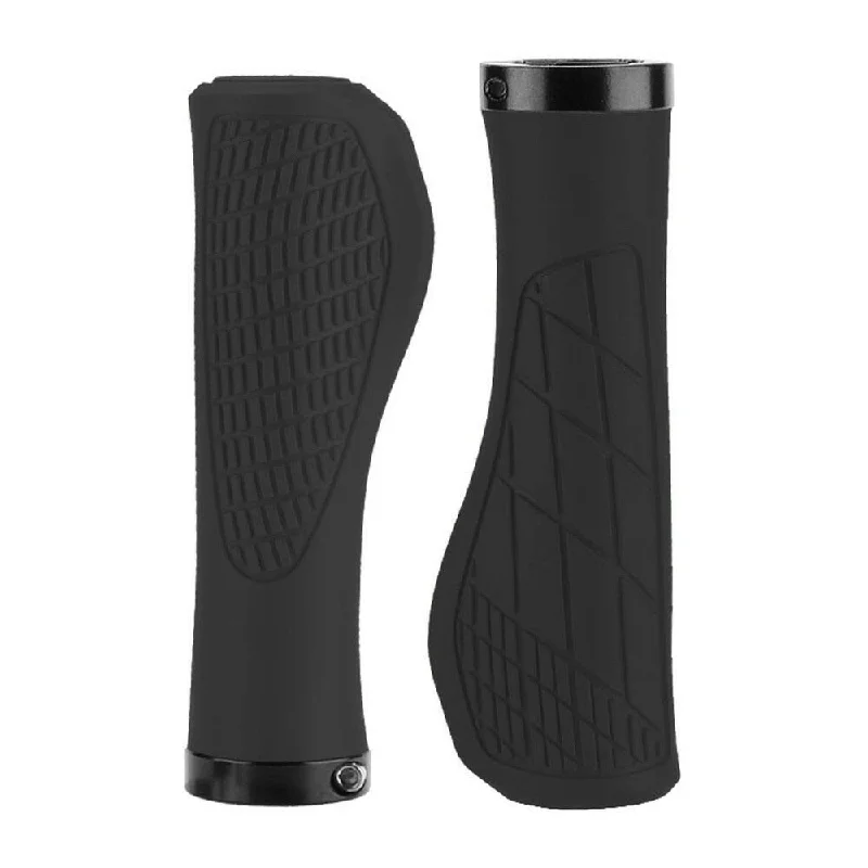 Mountain bike rim-1Pair Mountain Bike Handlebar Grips Anti-skid Comfortable Lockable Bicycle Grips Soft Rubber MTB Bike Grips Cycling Bike Parts