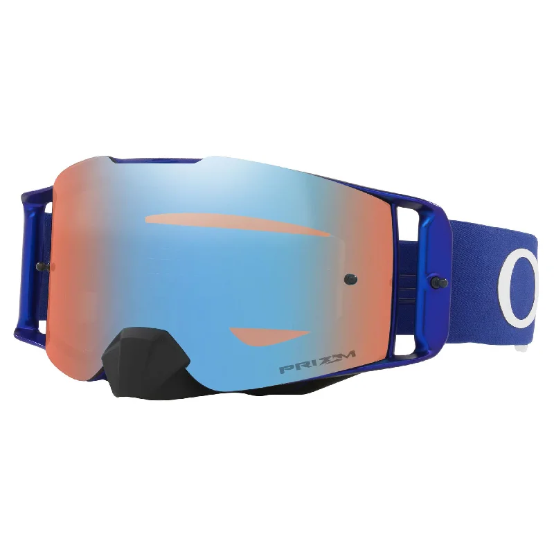 Bicycle derailleur pad-OAKLEY FRONT LINE GOGGLES - MOTO BLUE (PRIZM MX SAPPHIRE IRIDIUM)