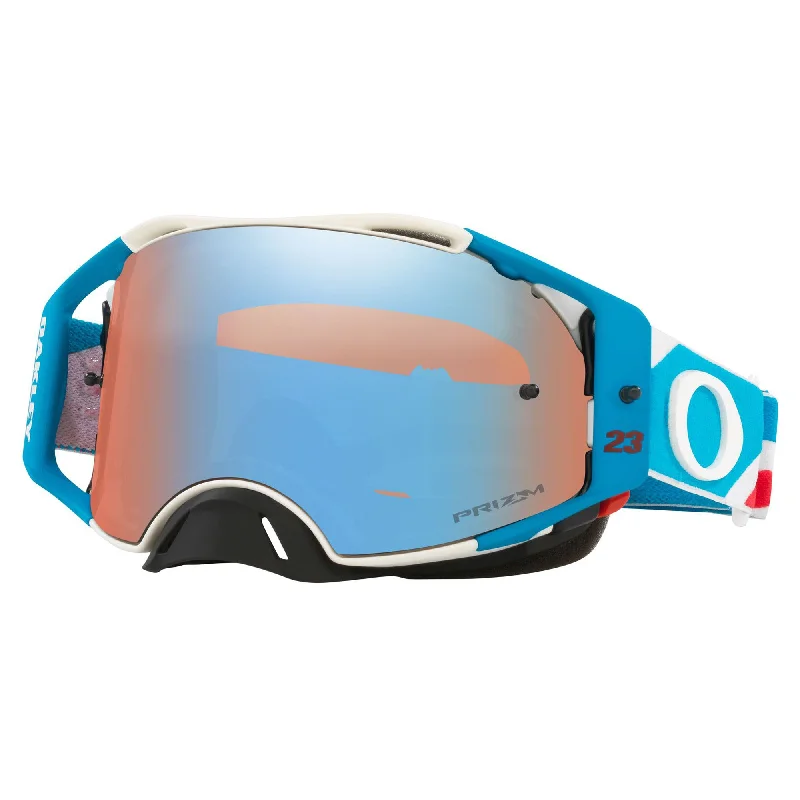 Cycling shoe clip-OAKLEY AIRBRAKE GOGGLES - CHASE SEXTON SIGNATURE (PRIZM MX SAPPHIRE)