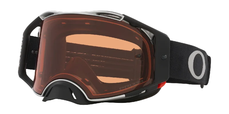 Bike wheel clip-OAKLEY AIRBRAKE GOGGLES - TUFF BLOCKS BLACK GUNMETAL (PRIZM BRONZE)