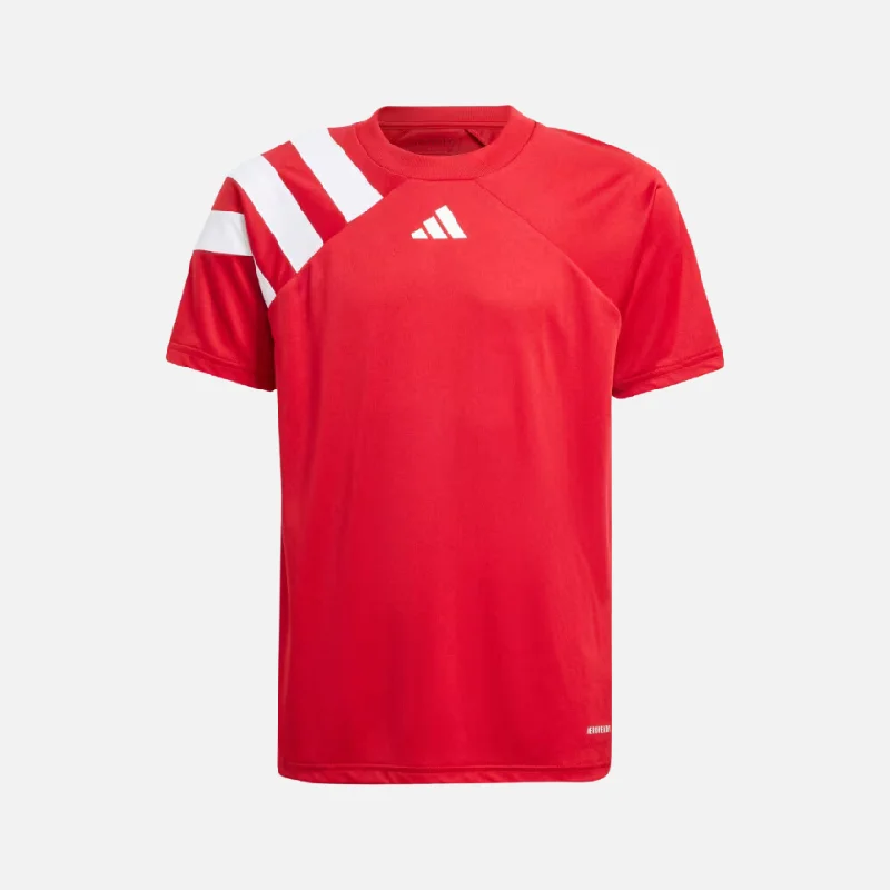 Bicycle speed clip-Adidas Fortore 23 Kids Unisex Football Jersey (5-16 years) -Team Power Red/White