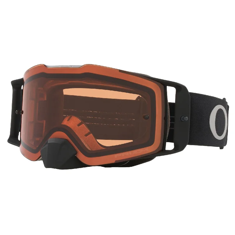 Cycling sleeve clip-OAKLEY FRONT LINE GOGGLES - TUFF BLOCKS BLACK GUNMETAL (PRIZM BRONZE)