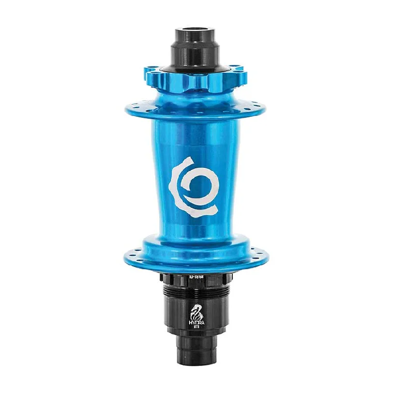 Cycling lamp pad-Industry Nine Hydra Classic DH150/157 6B Disc Hub Rear 32H 12mm TA 157mm Shimano Micro Spline Turquoise