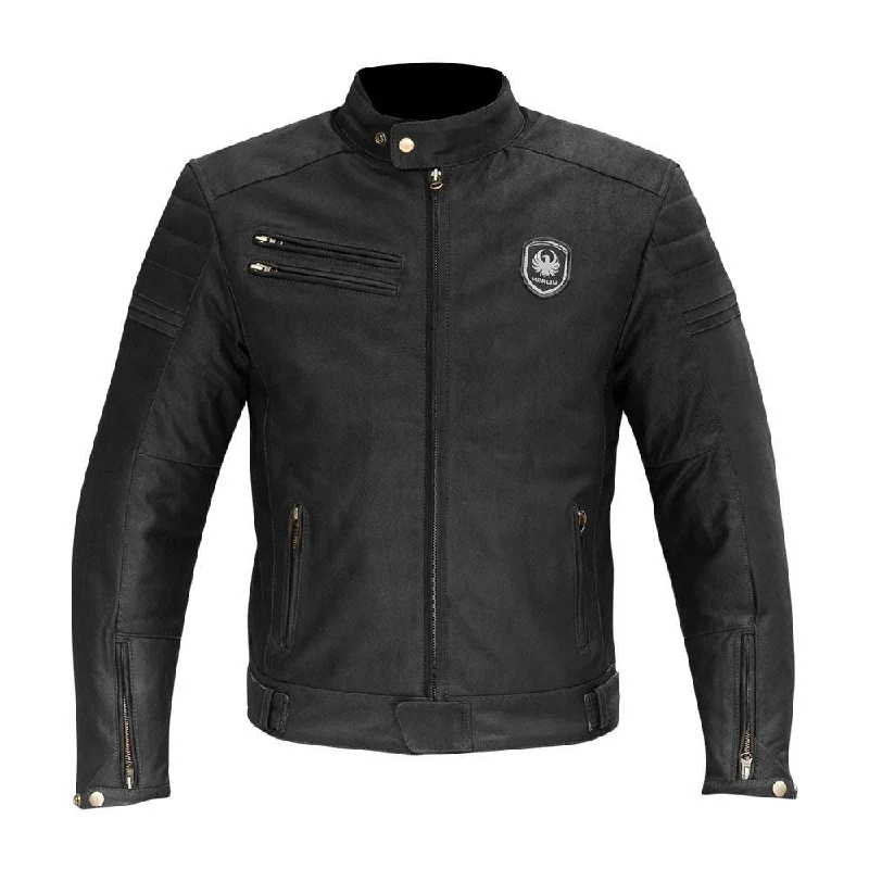 Cycling shorts pad-MERLIN ALTON LEATHER JACKET - BLACK