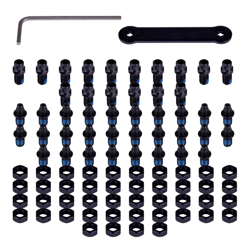 Bicycle brake clip-DMR V11 Pedal Pin and Nut Kit