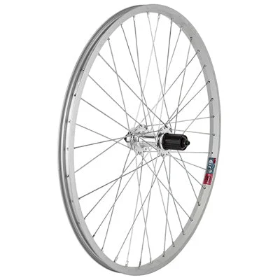 Bicycle basket clip-Rr Whl,26X1.5,Sil,Aly,36H Qr,Sw,Sil,135Mm,Hg,8-10S,6B 26'' Alloy Mtb Disc Sw Wheels  Wheels  26''